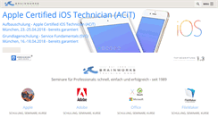 Desktop Screenshot of brainworks-training.de